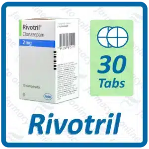 Rivotril Clonazepam 2.0mg - 30 Tabletas